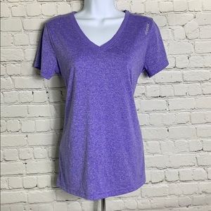 Reebok Women’s Medium Short Sleeve Shirt Purple